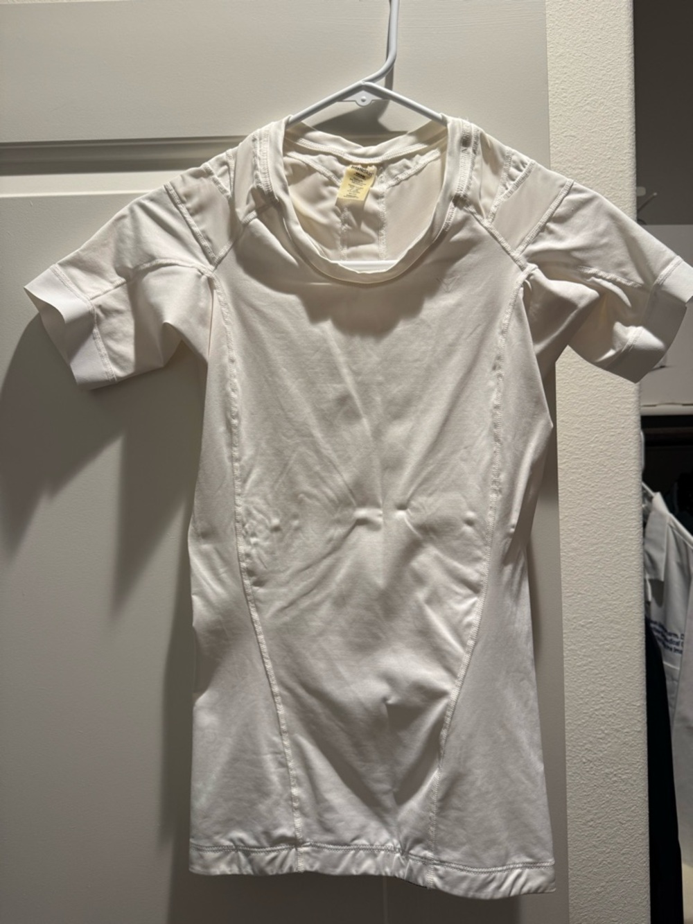 White Short-Sleeve Performance Tee by